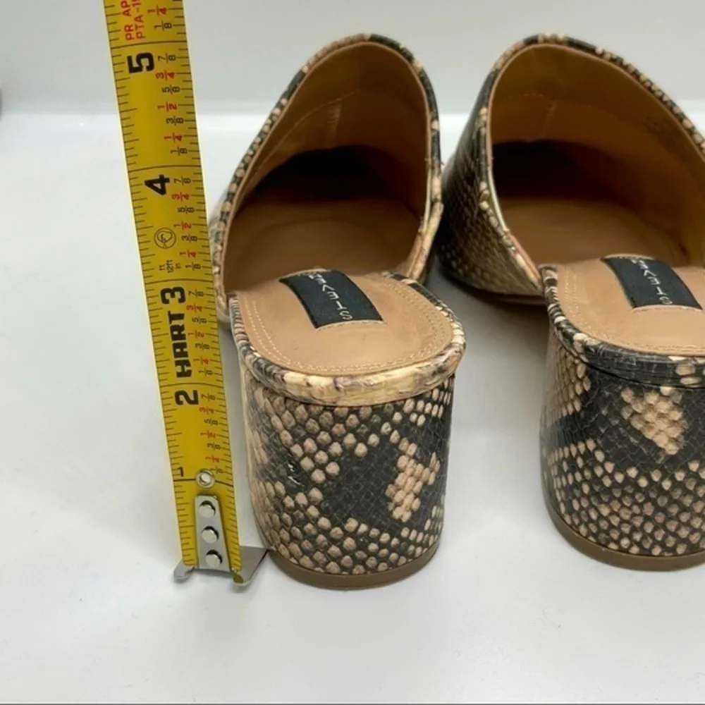 Steve Madden Faux Snakeskin Mule Shoes_8